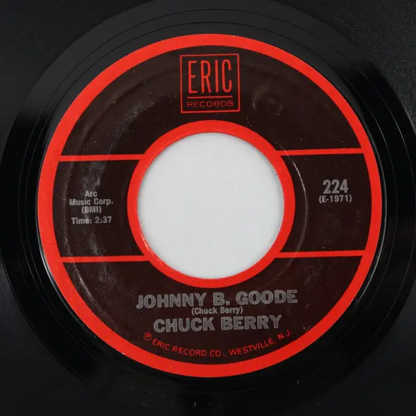 Chuck Berry Johnny B. Goode/ Carol ERIC 7" Vinyl Record