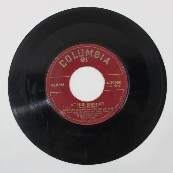 Clooney & Dietrich Columbia 4-39980 It's the Same/Dot's Nice - Donna Fight