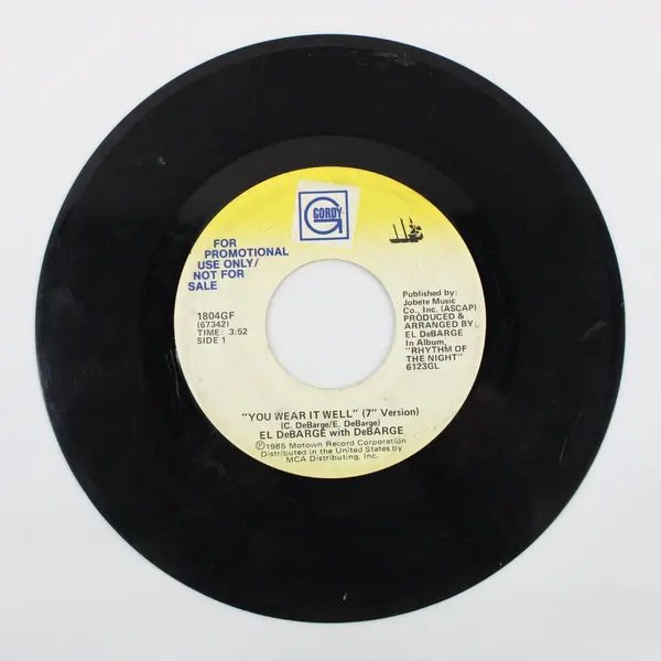 EL DeBarge You Wear It Well Promo 7" Vinyl Record  Gordy