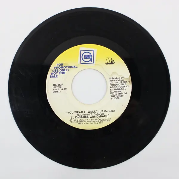 EL DeBarge You Wear It Well Promo 7" Vinyl Record  Gordy