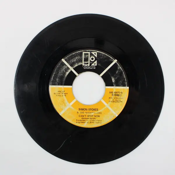 Elektra Simon Stokes Voodoo Woman/Can't Stop Now 7" Vinyl Record