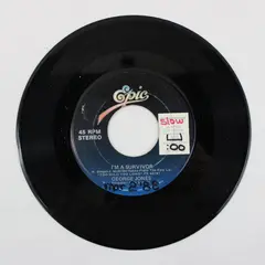 George Jones I'm a Survivor  7" Stereo Vinyl Record Epic 