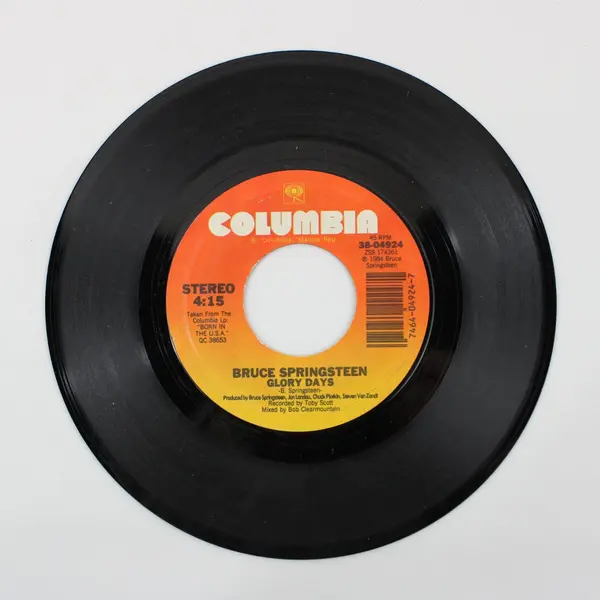 Bruce Springsteen Glory Days / Stand On It Columbia 7" Vinyl Record