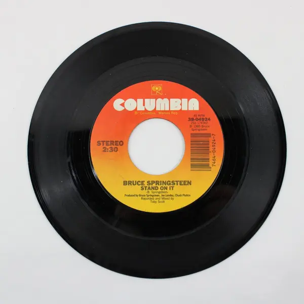 Bruce Springsteen Glory Days / Stand On It Columbia 7" Vinyl Record