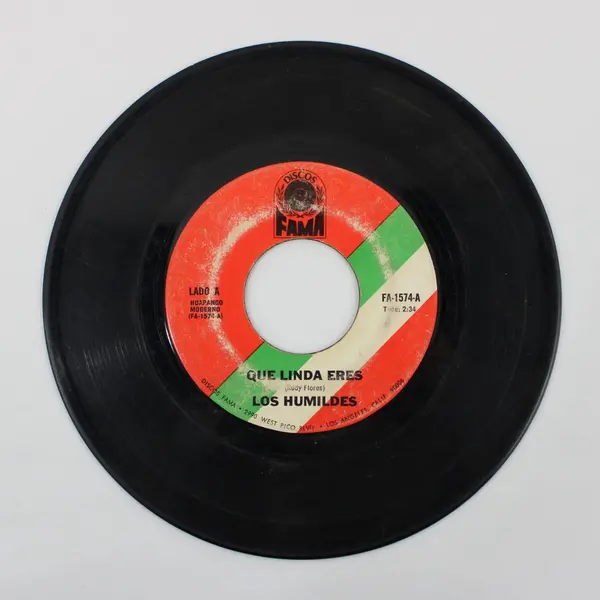 Los Humildes La Ingrata/ Que Linda Eres Fama FA-1574-B Mexican 7" Vinyl Record