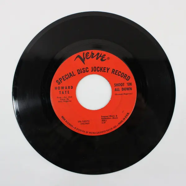 Howard Tate Shoot 'Em All Down/Stop Verve 7" Vinyl Record