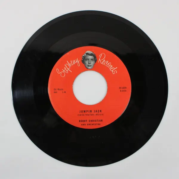 Bobby Christian Jumpin' Jack / English Toffee 7" 45 RPM Record Stepheny Records