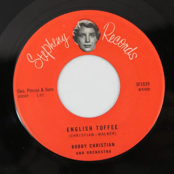 Bobby Christian Jumpin' Jack / English Toffee 7" 45 RPM Record Stepheny Records
