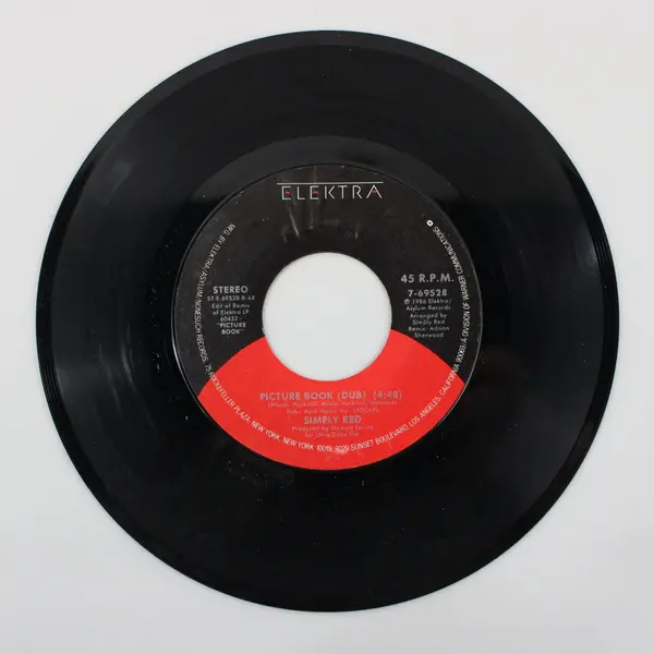 Simply Red Money's Too Tight / Picture Book (DUB) Elektra 7" Vinyl