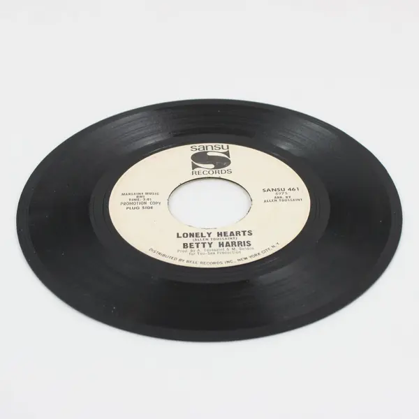 Betty Harris Bad Luck/ Lonely Hearts Sansu 461 Promo 7" Vinyl Record