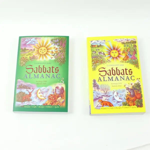 Lot of 2 Llewellyn's Sabbats Almanac 2022 and 2023