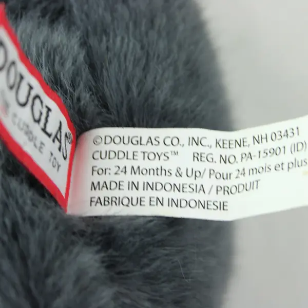 Douglas Sootie Soft Dragon Plush Super Duper Dark Gray PA-15901