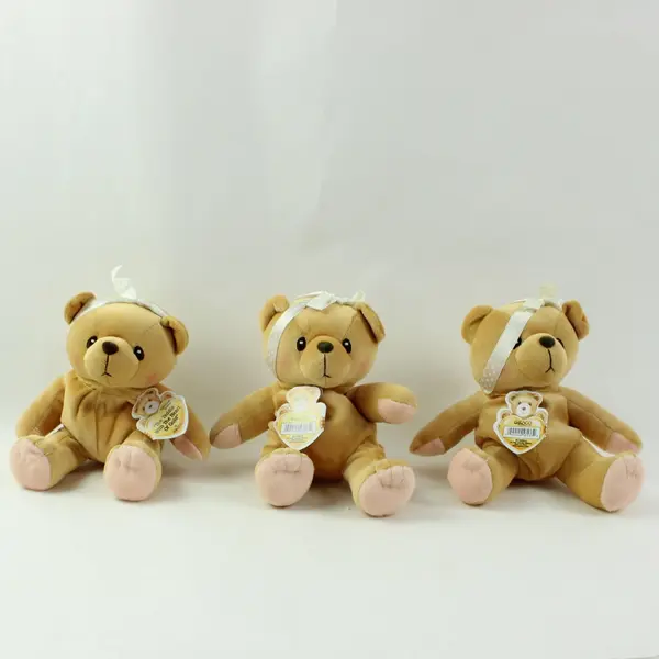 Lot of 3 Enesco Cherished Teddies Jacki Plush Bears 516562