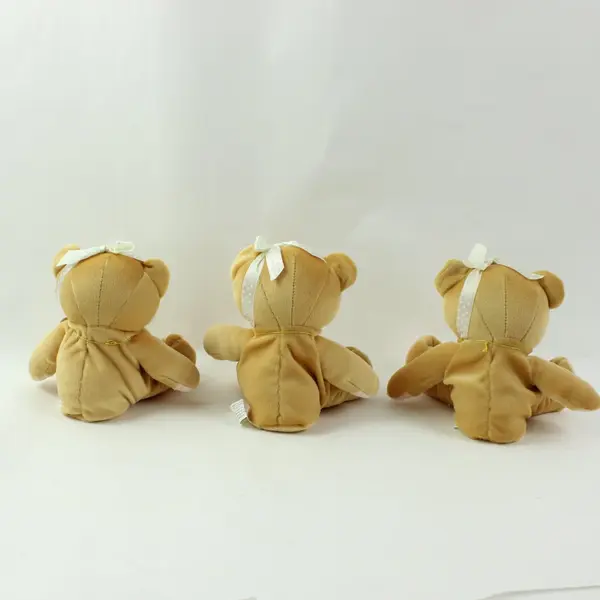 Lot of 3 Enesco Cherished Teddies Jacki Plush Bears 516562