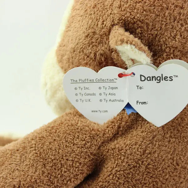 Ty Pluffies Dangles the Monkey 2002 Plush Stuffed Animal with Tag