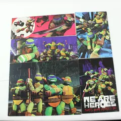 Lot of 5 Teenage Mutant Ninja Turtles Jigsaw Puzzles
