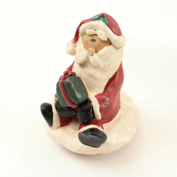 Crazy Mountain Santa Merry Christmas Candle Holder