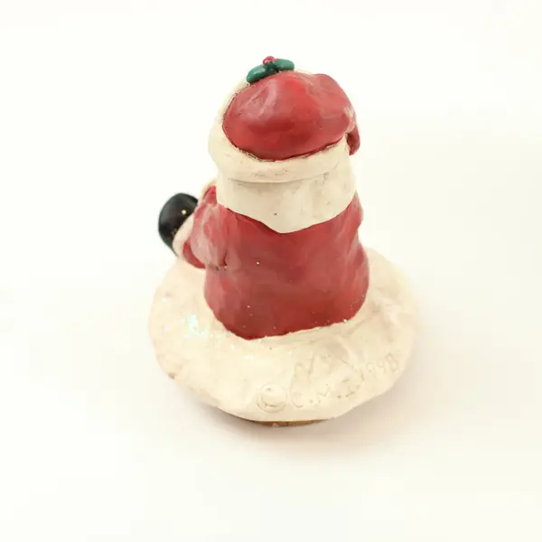 Crazy Mountain Santa Merry Christmas Candle Holder