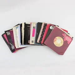 Lot of 43 7-Inch Vinyl Records for DIY Crafts Art Decor Upcycling