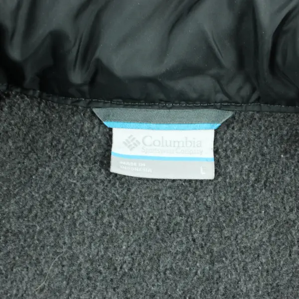 Columbia Men's Large Charcoal Gray Fleece Full Zip Jacket