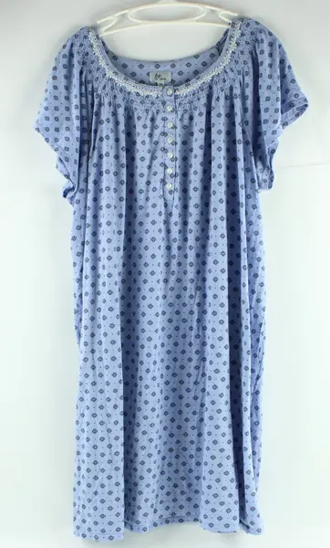 Aria Collection Women's Cornflower Blue Sleepshirt 2X