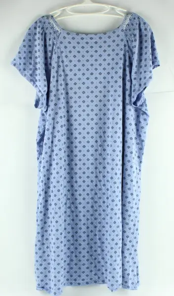 Aria Collection Women's Cornflower Blue Sleepshirt 2X