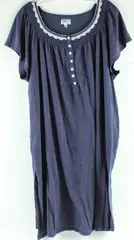 Aria Collection Women's Navy Blue Sleepshirt 2X