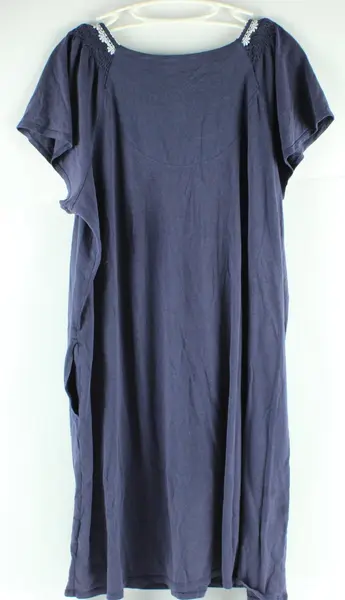Aria Collection Women's Navy Blue Sleepshirt 2X