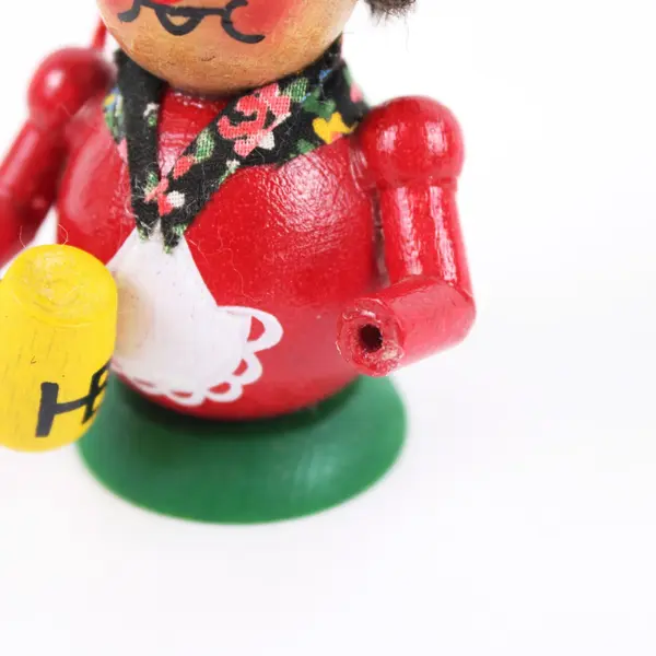 Steinbach German Wooden Man With Beer Ornament 3 Inch FLAWED