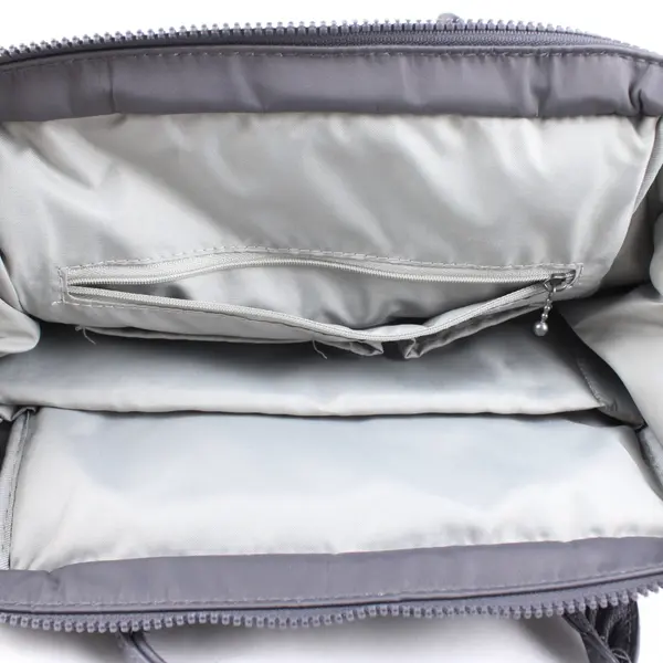 Baggallini Dark Gray 14" Laptop Computer Backpack Work Travel Bag