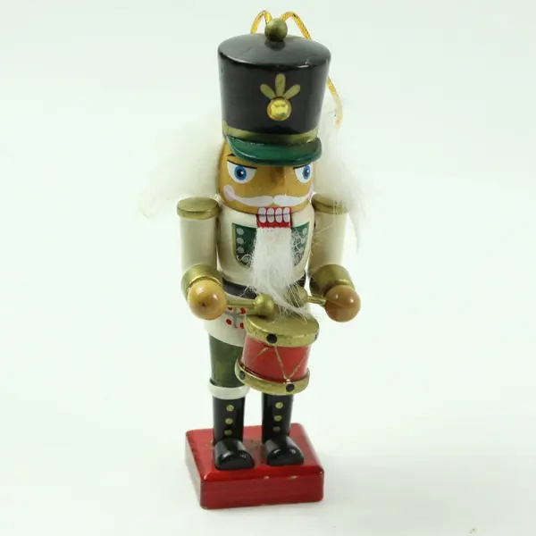 Lot of 7 Wooden Nutcracker Christmas Ornaments Holiday Decor