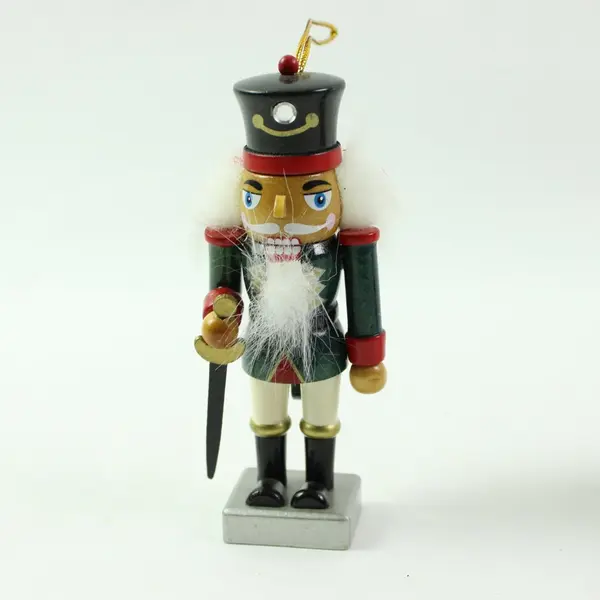 Lot of 7 Wooden Nutcracker Christmas Ornaments Holiday Decor