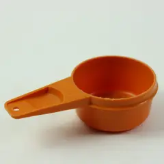 Tupperware 765-7 Orange 1/3 Cup Measuring Cup