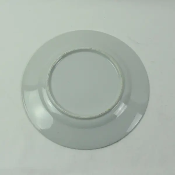 Set of 4 Hand-Painted Blue White Salad Plates 8 Inch
