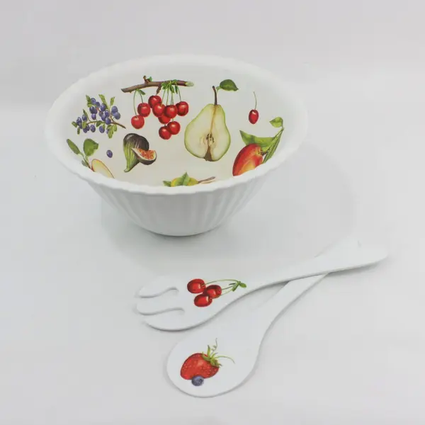 One Eighty Degrees Mary Lake-Thompson 11.5in Melamine Fruit Serving Bowl Set
