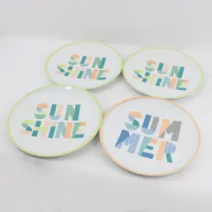 HD Designs Sunshine And Summer Melamine Outdoor Dinner Plate 11 Inch NWT