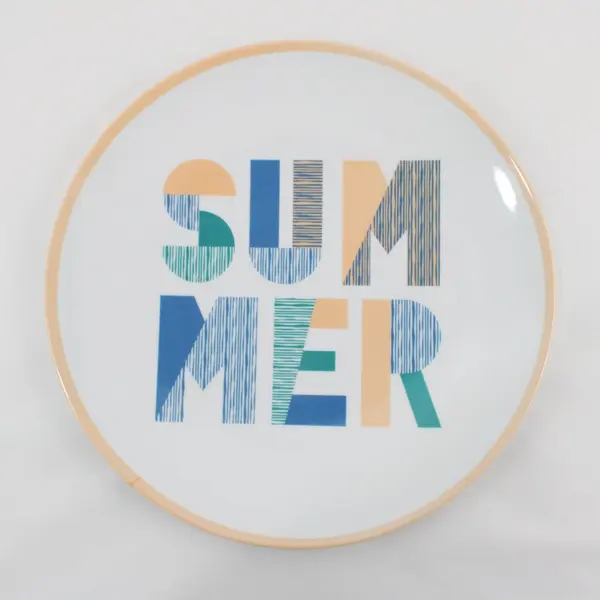HD Designs Sunshine And Summer Melamine Outdoor Dinner Plate 11 Inch NWT