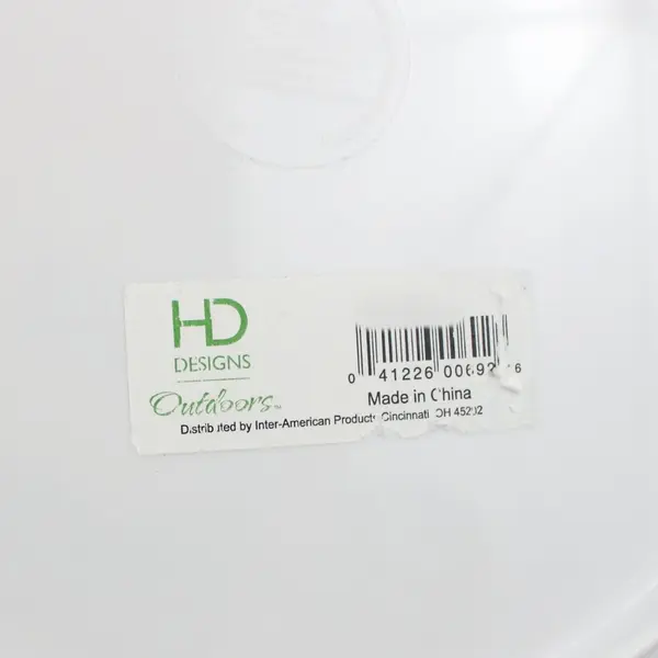 HD Designs Sunshine And Summer Melamine Outdoor Dinner Plate 11 Inch NWT
