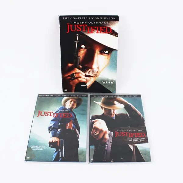 Justified The Complete Second Season (3-discs) DVD 2011, #37952 Timothy Olyphant