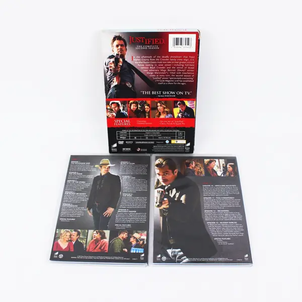 Justified The Complete Second Season (3-discs) DVD 2011, #37952 Timothy Olyphant