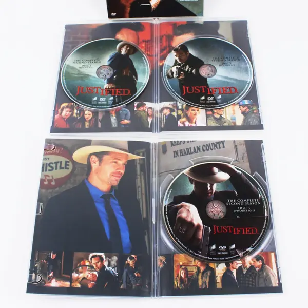 Justified The Complete Second Season (3-discs) DVD 2011, #37952 Timothy Olyphant