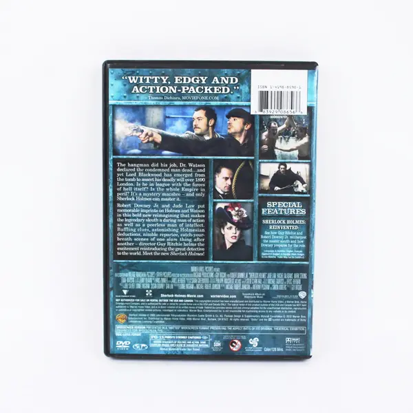 Sherlock Holmes DVD 2009 Robert Downey Jr Jude Law Rachel McAdams Guy Ritchie
