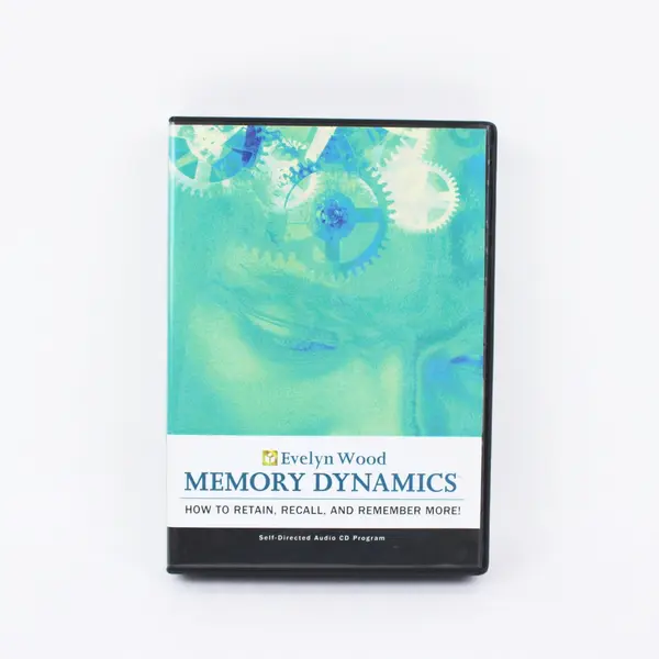 Evelyn Wood Memory Dynamics 5 Audio CD Set 2006 #22000CD