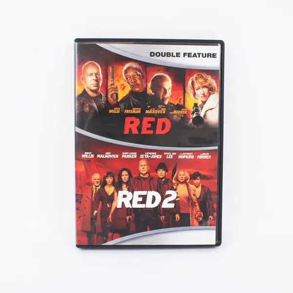 Red & Red 2 Double DVD Set 2013, Bruce Willis/Morgan Freeman/John Malkovich 
