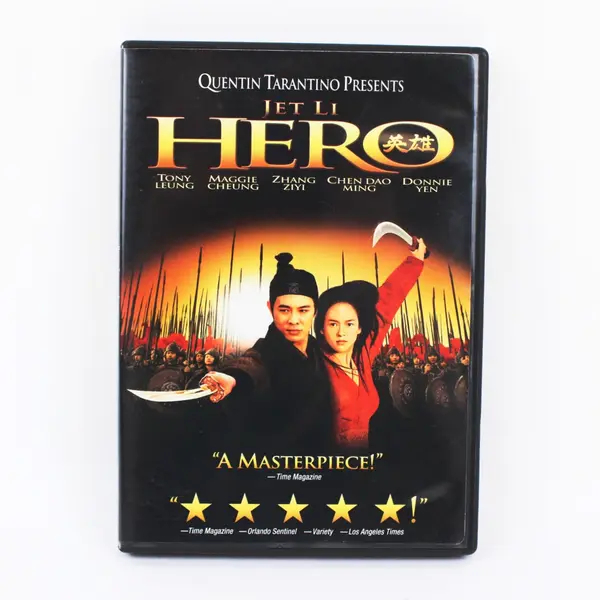 Hero DVD Jet Li 2004 Zhang Yimou Quentin Tarantino Presents MPN 38012