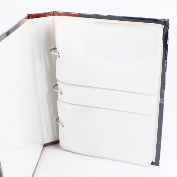 Life's Moments R21837B Photo Album 204 Photos 4x6/3x5 Acid-Free Navy Brown