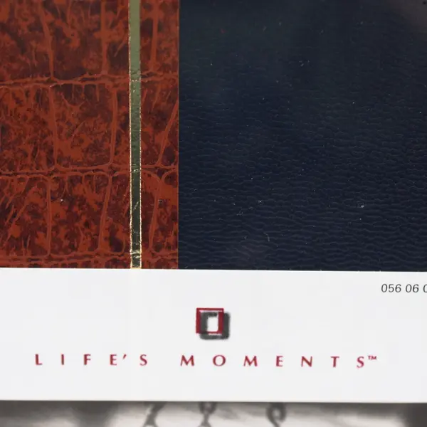 Life's Moments R21837B Photo Album 204 Photos 4x6/3x5 Acid-Free Navy Brown