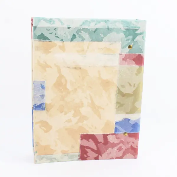 Unbranded 3-Ring Photo Album Fabric Cover Holds 4x6 Photos, 40 Double Sheets 