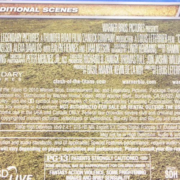 Clash of the Titans 2010 Blu-ray Alternate Ending, Sam Worthington