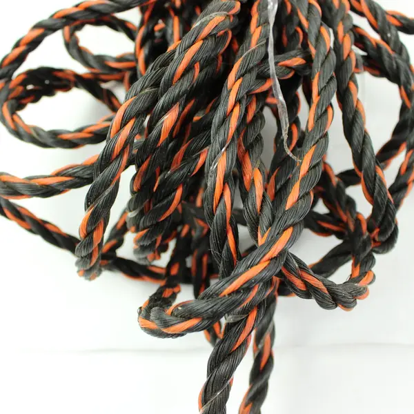 Twisted Polypropylene California Truck Rope Used Coiled 50 ft